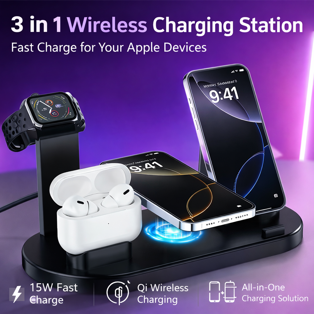 Ricarica Wireless Ultra Rapida – Stop ai Cavi, Più Libertà